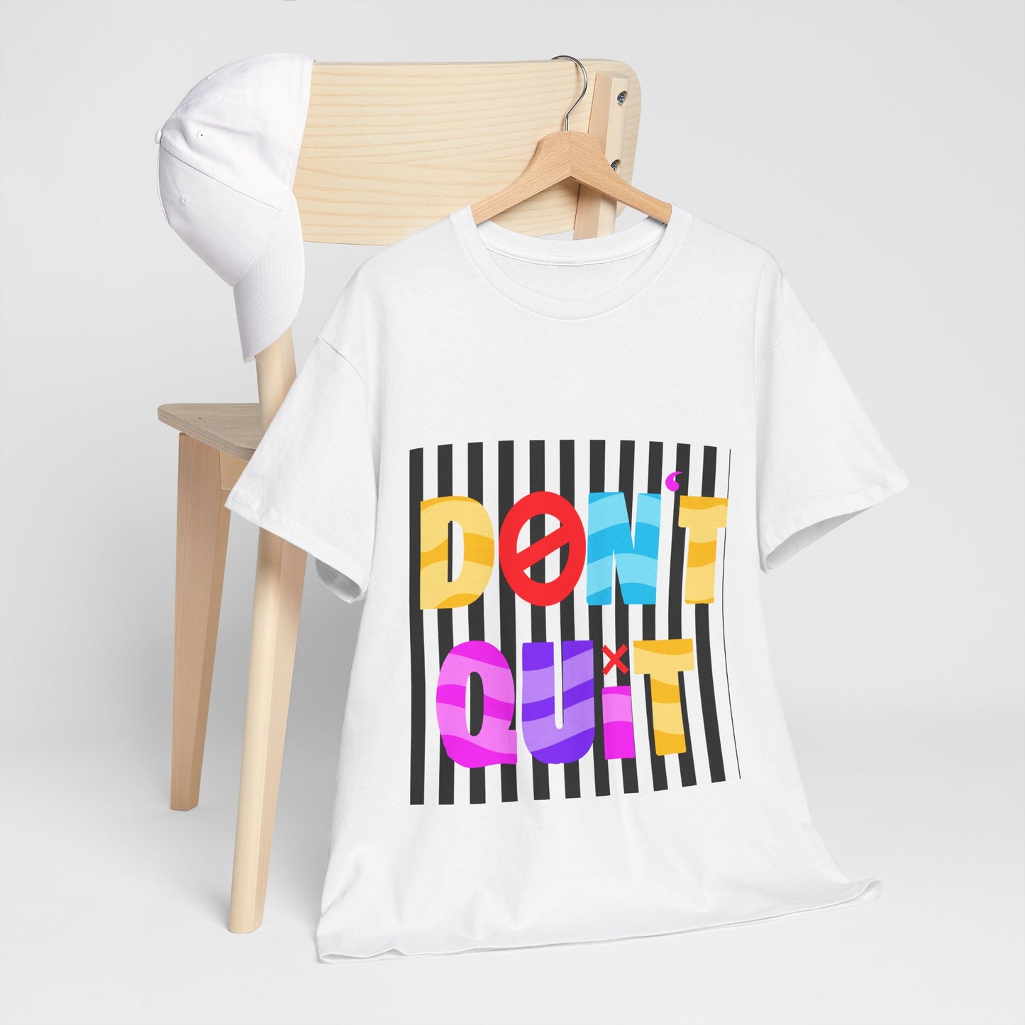 Don't Quit Inspirational Unisex Heavy Cotton Tee